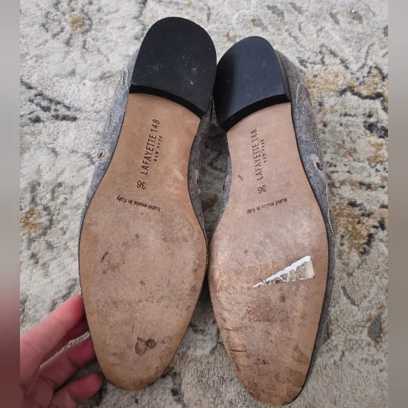 Lafayette 148 Embroidered Flats
